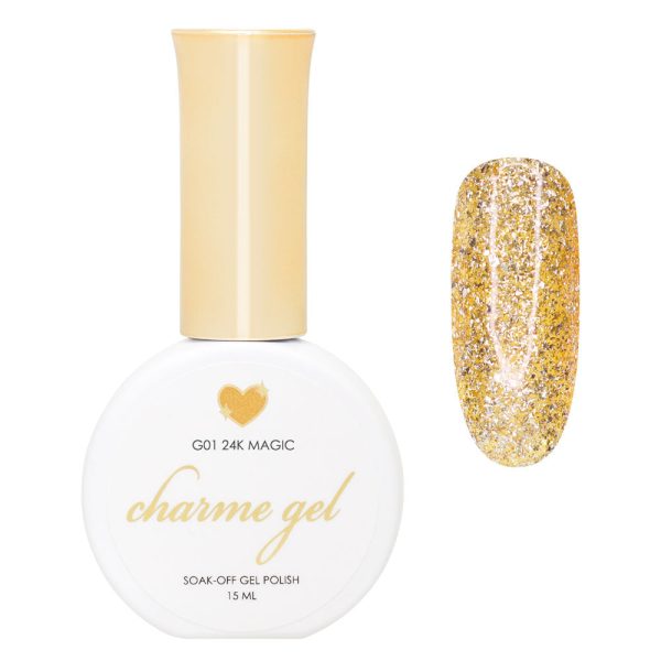 Charme Gel   Glitter G01 24K Magic Discount
