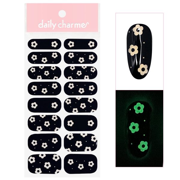 Glow In The Dark Nail Wrap   Daisy Fashion