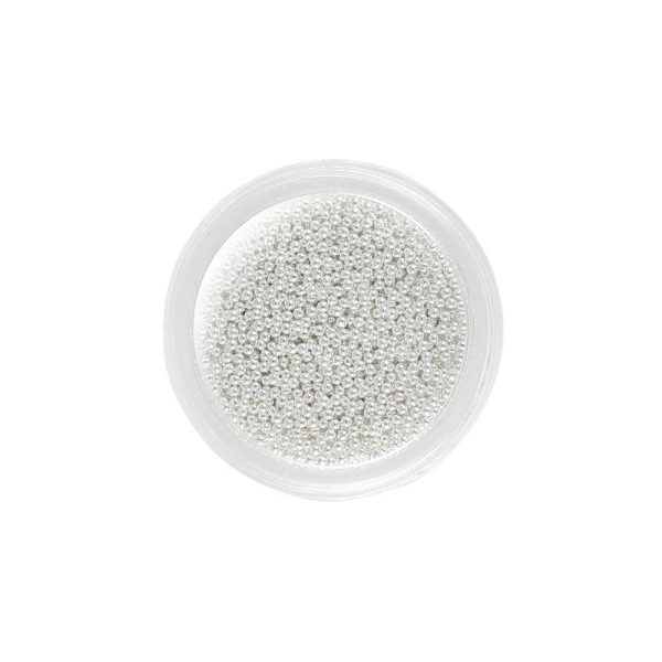 Metallic Caviar Beads   Silver Online