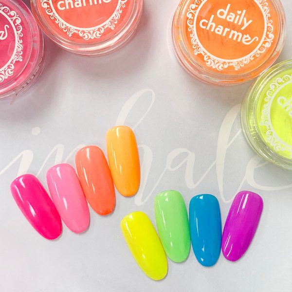 Electric Neon Pigment   Coral on Sale - Image 2