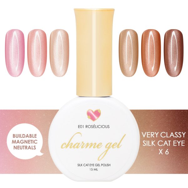 Charme Gel Very Classy Silk Cat Eye Collection   6 Colors Online now