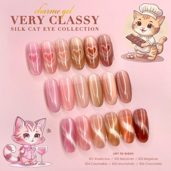 Charme Gel Very Classy Silk Cat Eye Collection   6 Colors Online now - Image 2