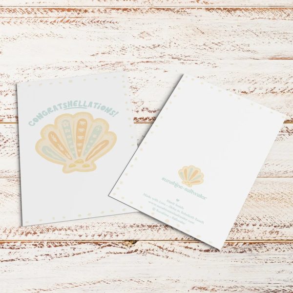 Sunshine + Saltwater - Congratshellations Greeting Card Online Hot Sale - Image 2
